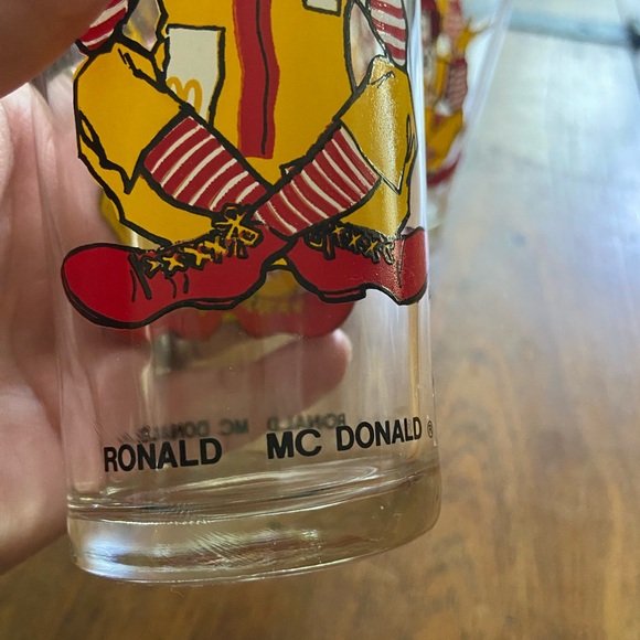 3 Vintage Collector Ronald McD’s Drinking Glasses - Picture 3 of 6